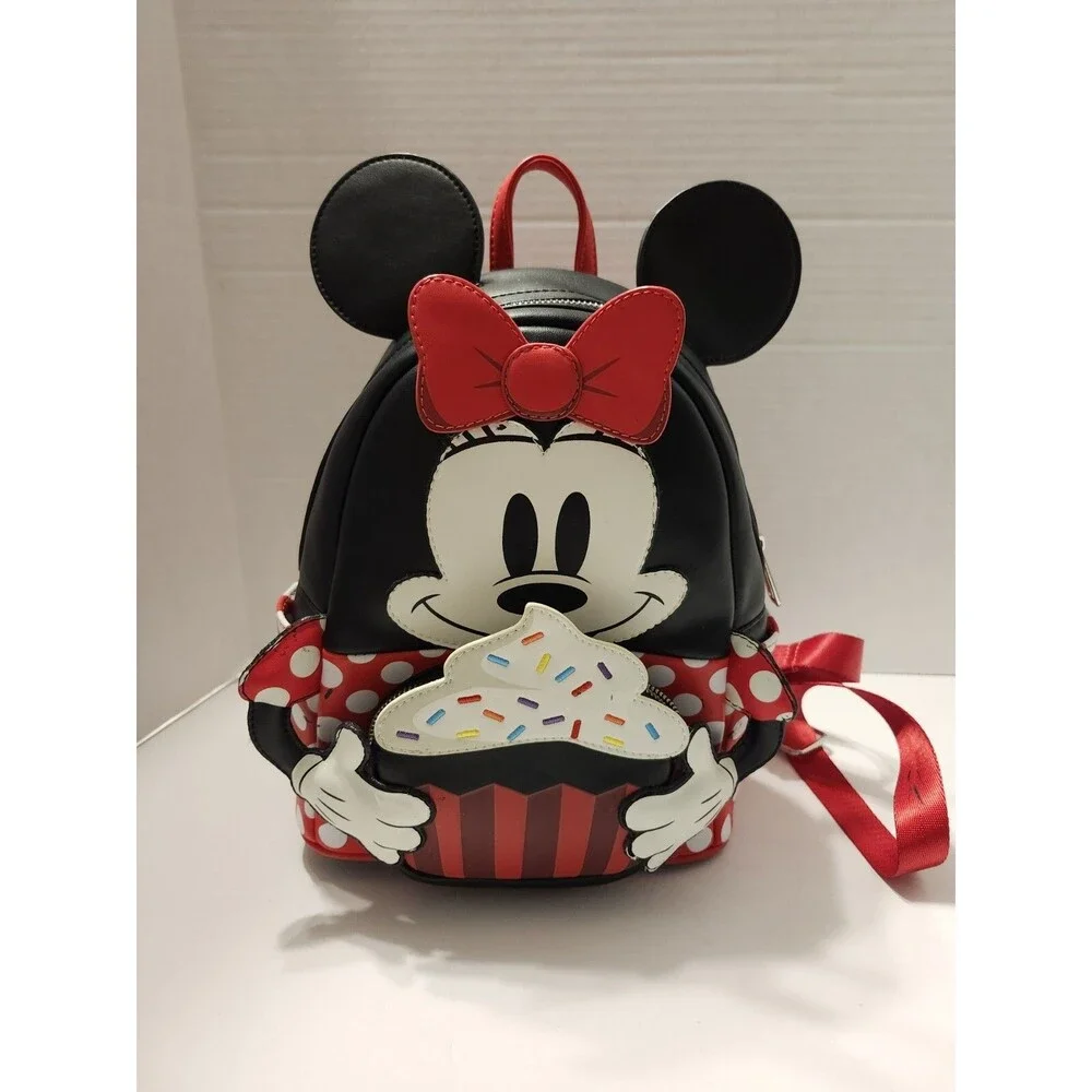 Loungefly Disney Minnie Mouse Oh My Sprinkle Cupcake Backpack-sweets-cosplay